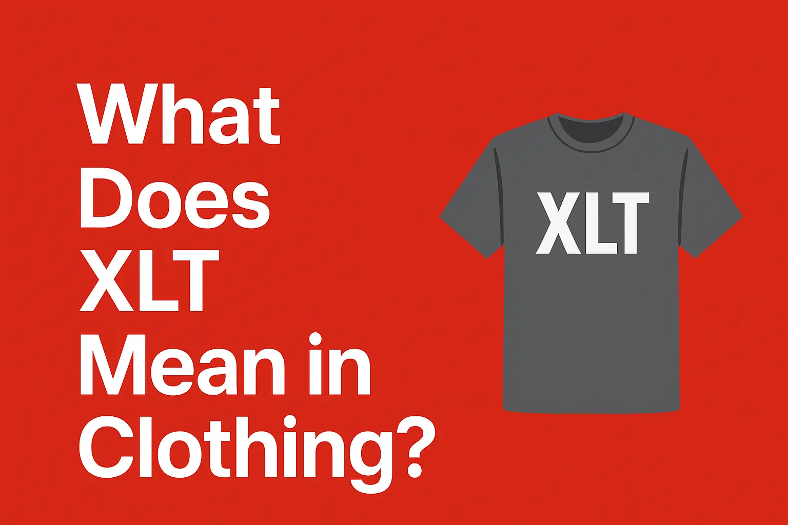 What does XLT Mean in Clothing? A Lifestyle Insight from GetTheAmazing [2025 comparison]